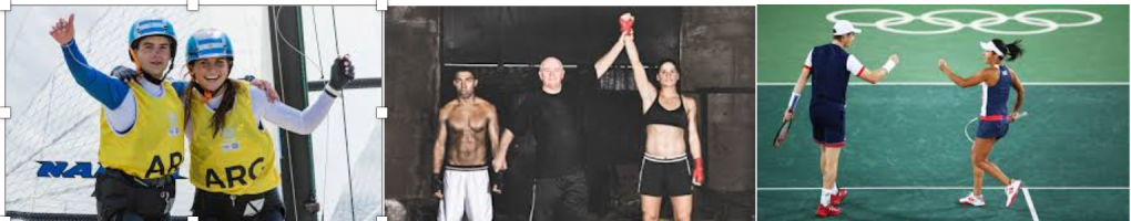 A person on a court with a racquet

Description automatically generated